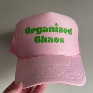 Heartandsoulbyallynicole limited edition organized chaos trucker hat!!
